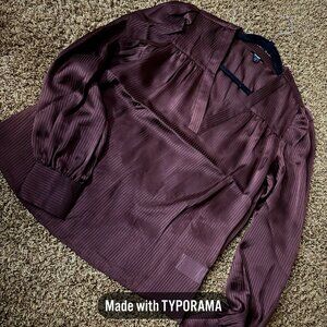 Chocolate brown dress shirt